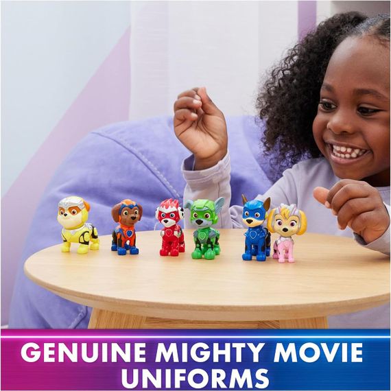 Щенячий Патруль Мегафильм Подарочный набор из 6 фигурок Paw Patrol Mighty Movie Toy Figures Gift Pack | Зображення 7