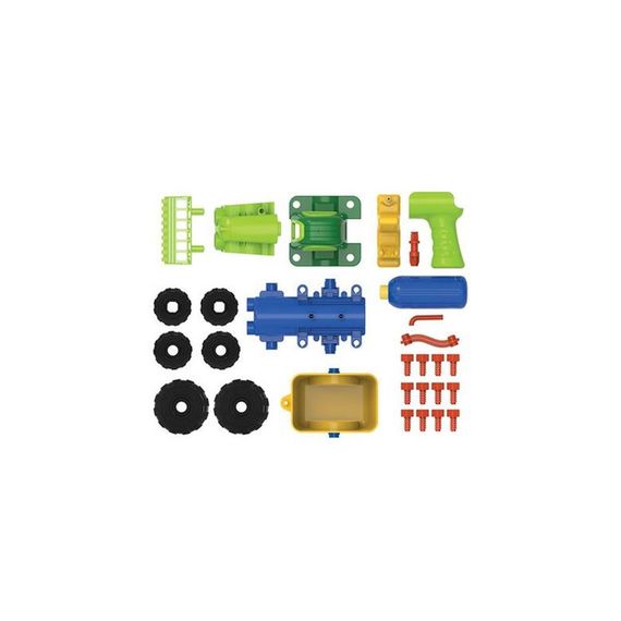 Конструктор EDU-Toys Трактор з інструментами (JS030) | Зображення 4