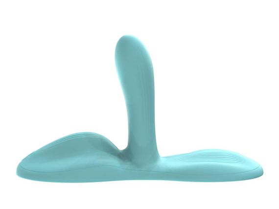 Вібромасажер - Remote Control Thrusting Vibrator Pulse Rider Turquoise Sex Aura | Зображення 3