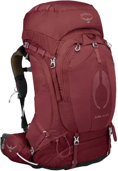 Рюкзак Osprey Aura AG 65 WXS/S Походный Женский Berry Sorbet Red