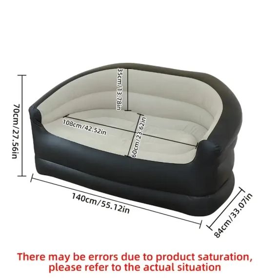 Складной диван для отдыха, Портативная кровать с подлокотниками ПВХ материал XL-1134 | Зображення 3
