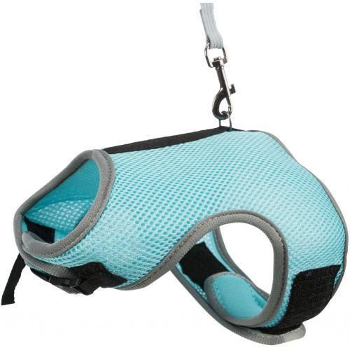 Шлейка з повідцем Trixie Soft для великого кролика, нейлон, XL: 25-40 см (кольори в асортименті) | Зображення 2