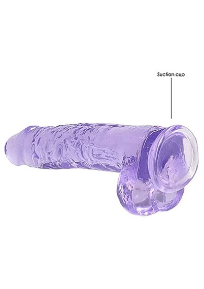 Фалоімітатор - Realrock Dildo 9" Purple | Зображення 3