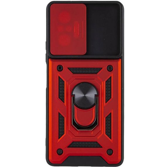 Чохол Ummi Camshield Serge Ring для Xiaomi Redmi Note 10 Pro / 10 Pro Max Червоний | Зображення 1