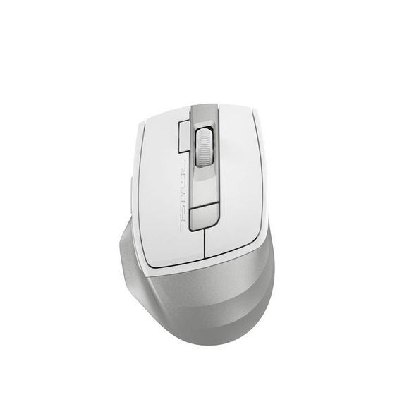 Миша бездротова A4Tech Fstyler FB45CS Air2 (Silver White), колір сірий+білий