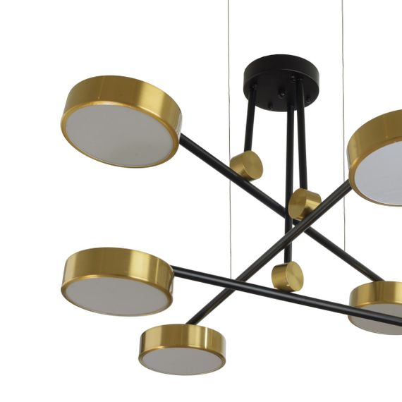 Люстра лофт светодиодная 42W NW BK/G (BL-939С/6) | Зображення 7