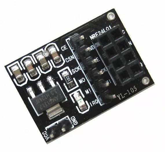 Разъем адаптер для NRF24L01 с регулятором 3.3В Diymore | Зображення 2