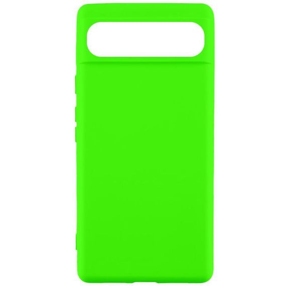 Чохол TPU GETMAN Liquid Silk для Google Pixel 6 Pro Салатовий / Neon Green