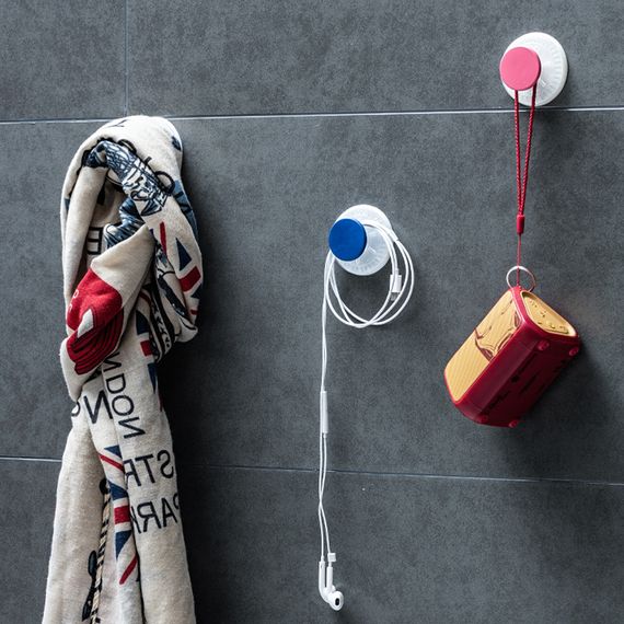 Гачки на вакуумних присосках Aquatica s42 Ø40×40мм кольорові (6шт) (9784281) | Зображення 3