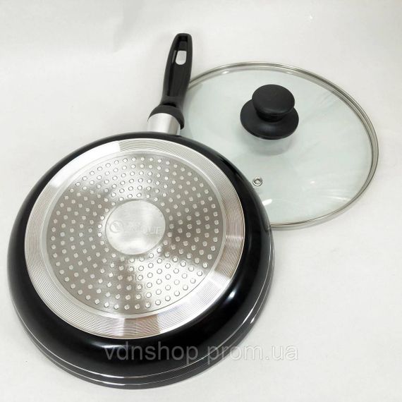 Сковорода глибока для дому UNIQUE, Сковорода без рослинної олії для запікання в духовці UO-19