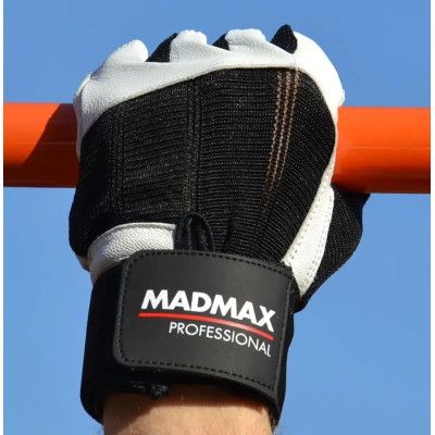 Перчатки для фитнеса MadMax MFG-269 Professional White S (MFG-269-White_S) | Зображення 1