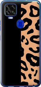 Чехол на ZTE Blade V2020 Пятна леопарда "4269u-2529-17620"
