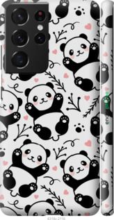 Чохол на Samsung Galaxy S21 Ultra (5G) Панди "4318m-2116-2448"