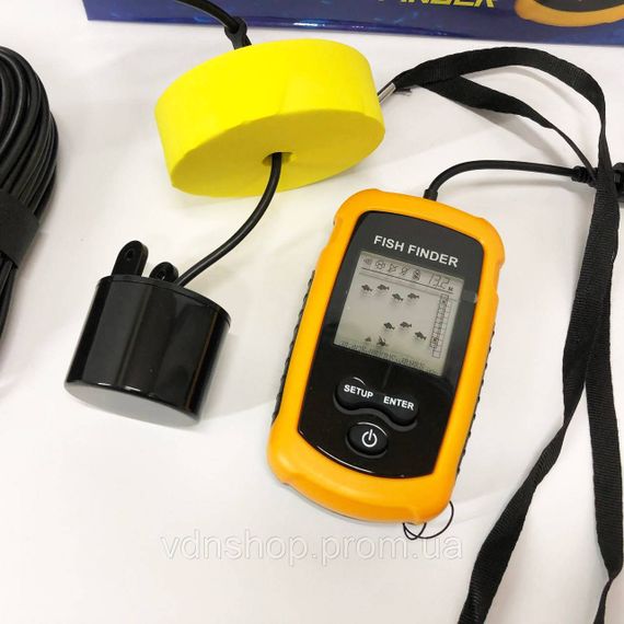 Эхолот портативный Fish Finder до 100м сонар портативный универсальный YX-96 | Зображення 2