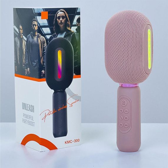 Караоке Микрофон-колонка KMC300 Pink | Зображення 1