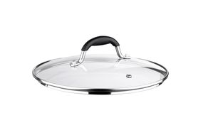 Крышка Ardesto Black Mars 22 см, стекло, нержавеющая сталь, силикон (AR0722SL)