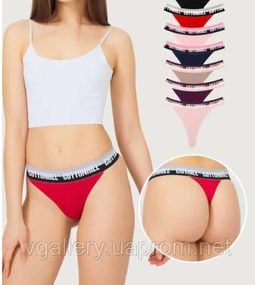 Женские стринги Cotton Hill, женские трусики стринги Коттон Хил, женские стильные стринги, стринги женские M,