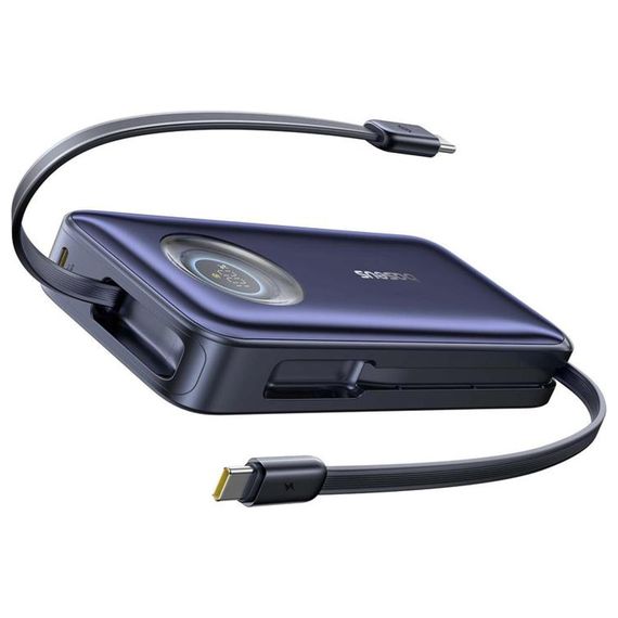 Портативний ЗП Power Bank Baseus EnerCore CR11 PD100W with cable 20000 mAh (PPNMS) Cosmic Black | Зображення 5