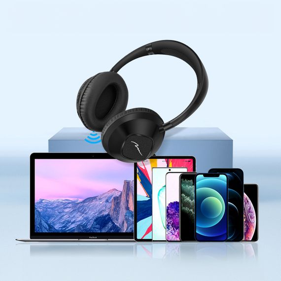 Гарнітура Media-Tech SONIQUE DS-2 Bluetooth+3,5мм, Li-Pol, Black | Зображення 3