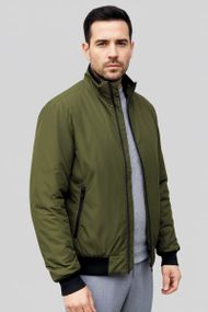 Чоловічий Бомбер Sun`s House  розмір: 48 Зелений (арт. SB-23238-olive)