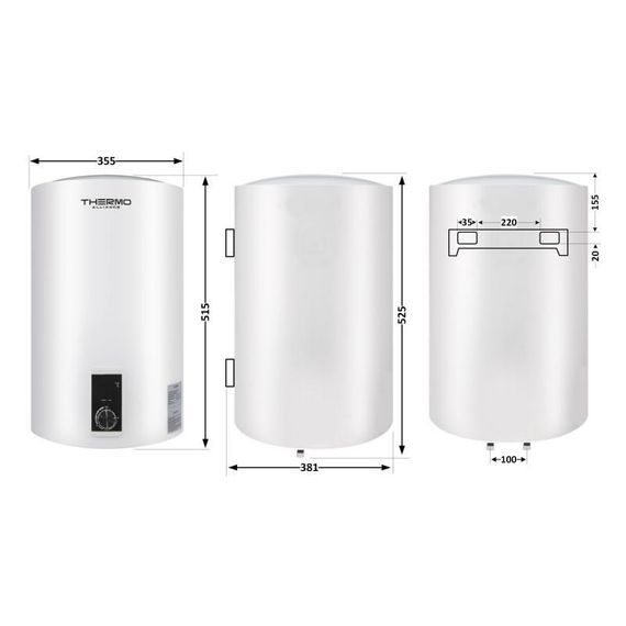 Водонагрівач електричний Thermo Alliance 30 л вертикальний, сухий ТЕН 1,6 кВт D30V16J1 (D)K | Зображення 1