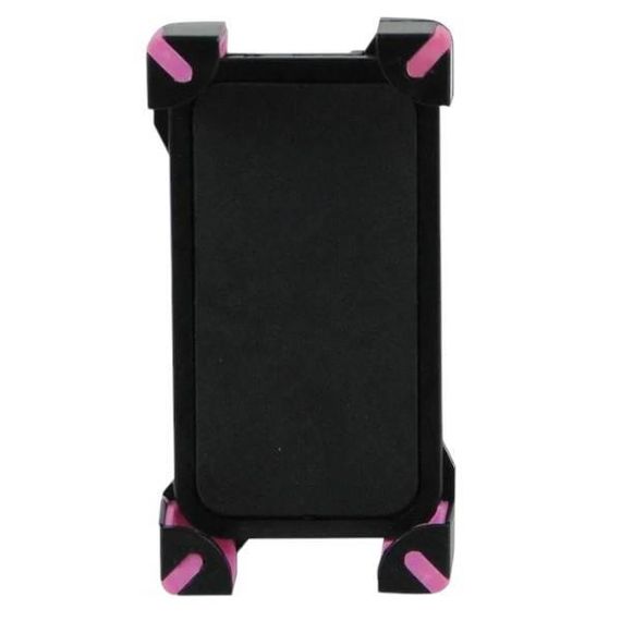 Велосипедний тримач для телефону універсальний CH-01 Чорний з рожевим