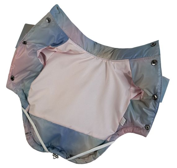 Куртка з фіксаторами тайдай блакитна K-83 | Зображення 6