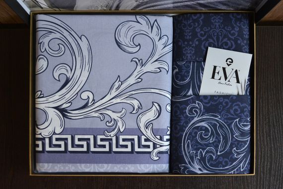 Постельное белье EVA Ranforce 160 х 220 см. Louise Indigo-Lila | Зображення 4