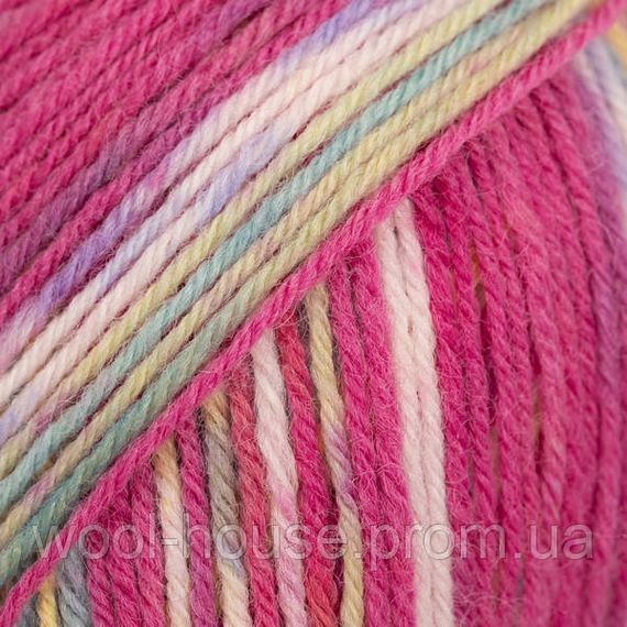 Шкарпеткова пряжа Drops Fabel - Print, 161 pink dream | Зображення 1