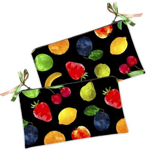 Косметичка жіноча Экзотические фрукты 20х12 см (K_16A079)