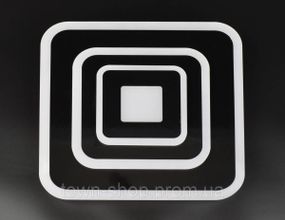 Светильник потолочный LED 2234/250-bk-k Черный 4х25х25 см.