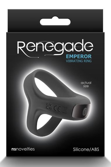 Ерекційне віброкільце NS Novelties Renegade, чорне Sex Aura | Зображення 2