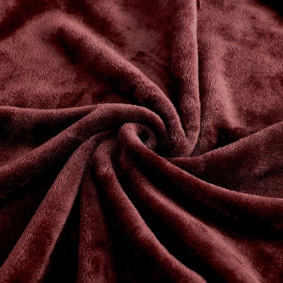 Плед флісовий коричневий Love You 150 x 200 см | Зображення 2