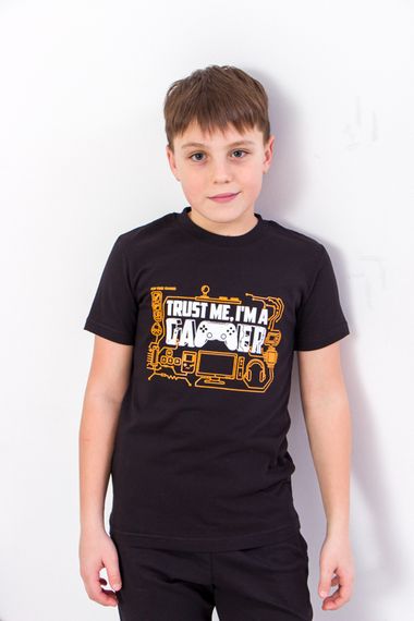 Футболка для хлопчика "Gamer" Носи своє 146 Чорний (p-5058-103378)