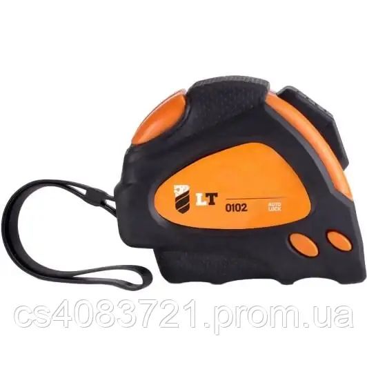 Рулетка LT магнитная PROSERIES с прорезиненным корпусом автостоп 2 фиксатора 10 м/25 мм (0102-1025)