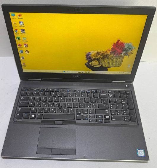 Мобільна робоча станція Dell Precision 7540 / 15.6" (1920x1080) IPS / Intel Core i7-9850H (6 (12) ядер по 2.6 - 4.6 GHz) / 16 GB DDR4 / 512 GB SSD / nVidia Quadro T2000, 4 GB GDDR5, 128-bit / WebCam б/в | Зображення 1