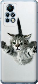 Чехол на Infinix Note 11 Pro Летящий котёнок "2322u-2865-17620"