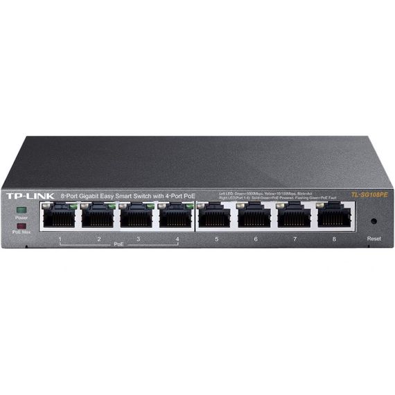 Комутатор мережевий TP-Link TL-SG108PE | Зображення 1