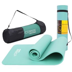 Килимок спортивний Cornix NBR 183 x 61 x 1 см для йоги та фітнесу XR-0248 Mint