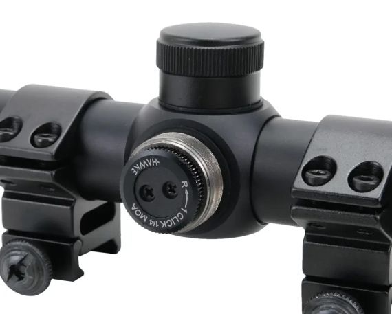Приціл оптичний Hawke Fast Mount 3-12x50 AO сітка Mil Dot з підсвічуванням. Кільця на Weaver | Зображення 2