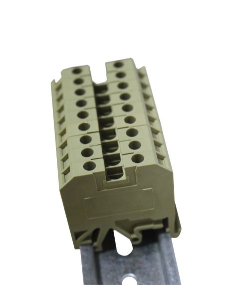 Клемма КНГ-SAK-10EN 61А 0.5-10мм2 винтовая бежевая наборная на DIN-рейку без маркера без крышки Ny95505486 | Зображення 3