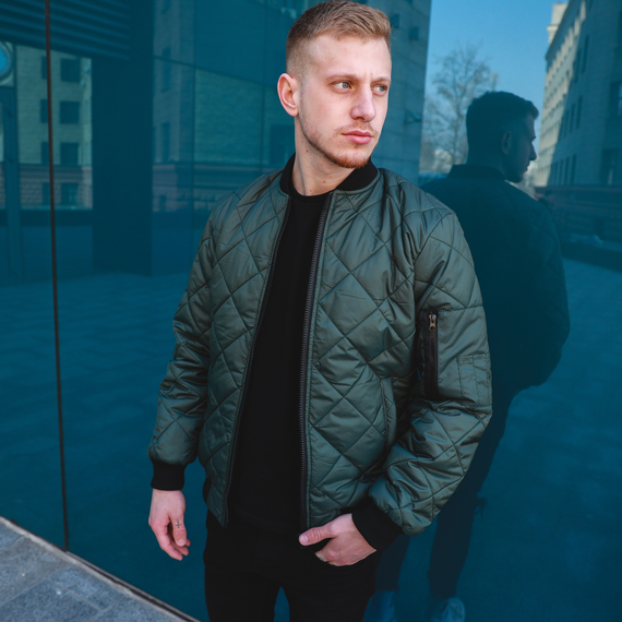 Куртка Ромбик хакі S XL | Зображення 1