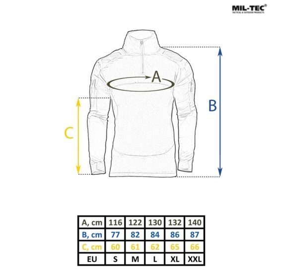 Сорочка бойова MIL-TEC Combat Shirt Chimera Olive | Зображення 1