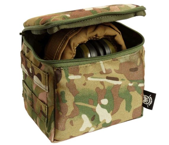 Підсумок захисний для тактичних активних навушників на MOLLE Multicam