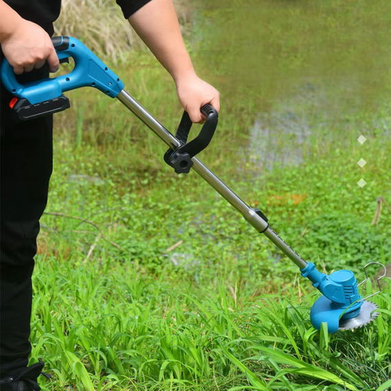 Акумуляторна газонокосарка для догляду за газоном на 2 акумулятори, три різновиди лез | Зображення 6
