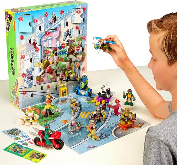 Адвент-календар Черепашки-ніндзя Teenage Mutant Ninja Turtles Advent Calendar оригінал Playmates Toys | Зображення 1
