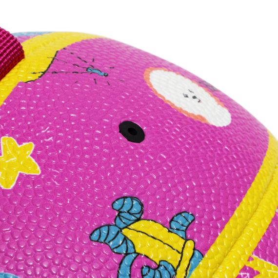 Іграшка для собак Misoko&Co Basketball Ball, 18.5 см, рожевий | Зображення 2