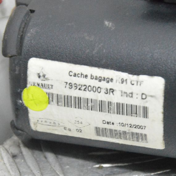 Шторка багажника Renault Laguna III 2007-2015 Шторка ролета багажника Рено Лагуна 3 799220003R | Зображення 5