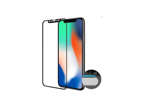 Захисне 3D скло iMax iPhone 11 Pro Max Чорний | Повне покриття |айфон 11 про Макс | Зображення 3