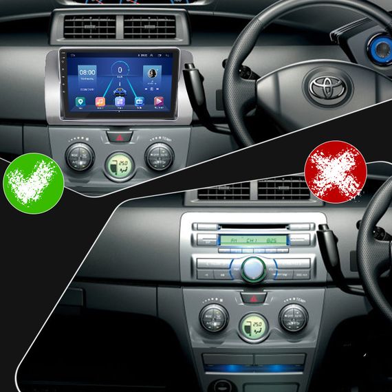 Штатная магнитола 9" Lesko для Toyota bB II 2005-2008 Top 4/32 4G WiFi GPS Тойота | Зображення 2